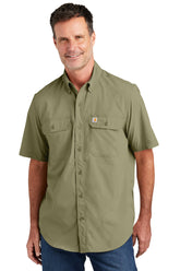 Carhartt Force® Solid Short Sleeve Shirt - Burnt Olive - S